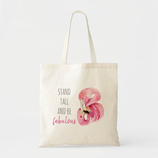 Moderne, exotische standaard en verbluffend flamin tote bag (Voorkant)