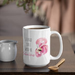 Moderne, exotische standaard en verbluffend flamin tweekleurige koffiemok<br><div class="desc">Moderne,  exotische standaard en verbluffend flamingo</div>