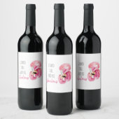 Moderne, exotische standaard en verbluffend flamin wijn etiket (Flessen)
