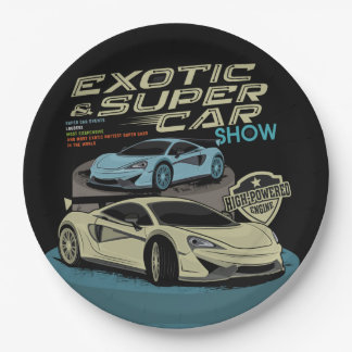 Moderne exotische superauto's | Hypercars Papieren Bordje