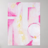 Moderne expressieve geometrische abstracte schilde poster (Voorkant)