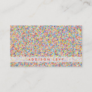 Moderne expressionistische kunst Waterverf schilde Afsprakenkaartje