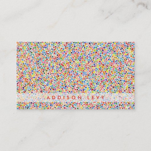 Moderne expressionistische kunst Waterverf schilde Afsprakenkaartje (Voorkant)