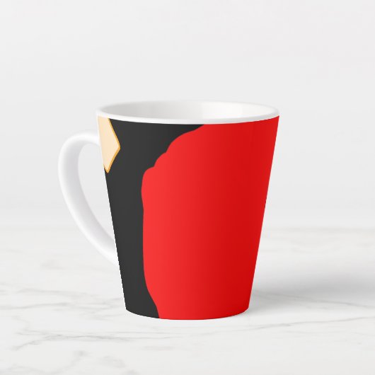 Moderne Expresso Latte Mok (Linkerhoek)