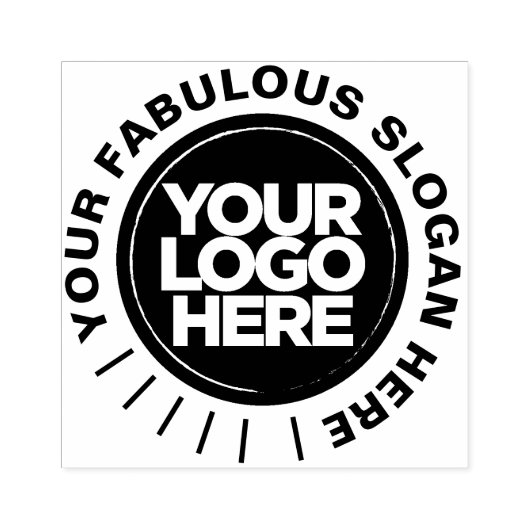 Moderne eyecatching rubberen inktstempel rubberstempel (Afrduk)