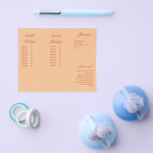 Moderne Eyelash Services Earthy Pricing Brochure (Enkel)