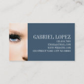 Moderne Eyelash-uitbreiding estheticiakaart Visitekaartje (Achterkant)