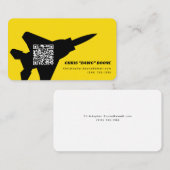 Moderne F-15 gevechtsvliegtuig Visitekaartje (Voorkant / Achterkant)