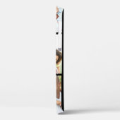 Moderne familie 4 Foto Collage Trendy Black Case-Mate iPhone Case (Achterkant / Links)