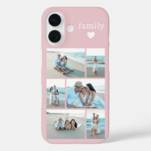 Moderne Familie 6 Foto Blos Roze