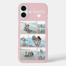 Moderne Familie 6 Foto Blos Roze
