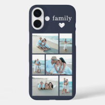 Moderne Familie 6 Foto Grijs