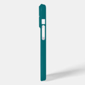 Moderne Familie 6 Foto Teal Case-Mate iPhone Case (Achterkant / Links)