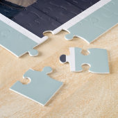 Moderne familie 6 Square Photo Collage Legpuzzel (Zijkant)