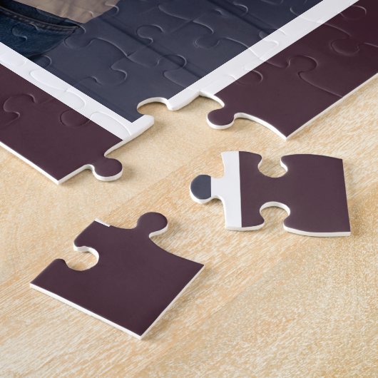 Moderne familie 6 Square Photo Collage Legpuzzel (Zijkant)