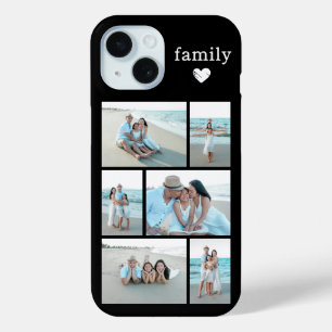 Moderne Familie 6 Zwart Foto iPhone 15 Case