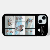 Moderne Familie 6 Zwart Foto Case-Mate iPhone Case (Achterkant (horizontaal))