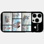 Moderne Familie 6 Zwart Foto Case-Mate iPhone Case (Achterkant (horizontaal))