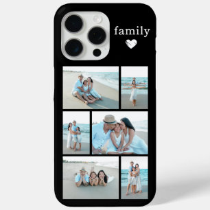 Moderne Familie 6 Zwart Foto iPhone 15 Pro Max Hoesje