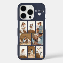 Moderne Familie 8 Foto Grijs