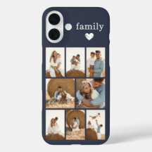 Moderne Familie 8 Foto Grijs