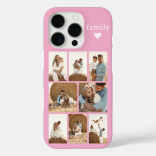 Moderne Familie 8 Foto Roze iPhone 16 Pro Hoesje