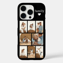 Moderne Familie 8 Foto Zwart