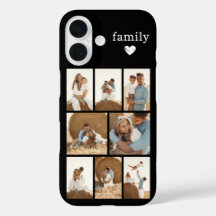 Moderne Familie 8 Foto Zwart