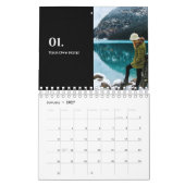 Moderne Familie Collage Foto 2024 Kalender (Jan 2027)