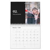 Moderne Familie Collage Foto 2024 Kalender (Feb 2026)