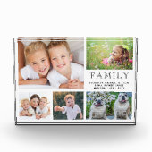 Moderne familie collage fotoblokken (Voorkant)
