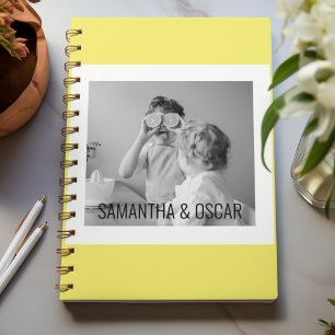 Moderne familie foto Geel Eenvoudig Lovely Gift Planner