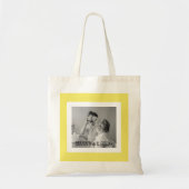 Moderne familie foto Geel Eenvoudig Lovely Gift Tote Bag (Voorkant)