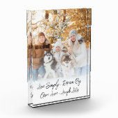 Moderne familie foto overlay aangepaste offerte (Links)