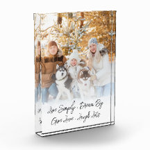 Moderne familie foto overlay aangepaste offerte