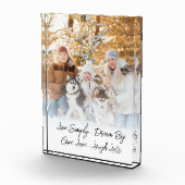 Moderne familie foto overlay aangepaste offerte (Rechts)