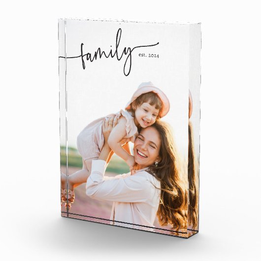 Moderne Familie Fotoblokken (Rechts)