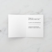 Moderne familie geslachtsaankondiging niet-binair kaart (Binnen)