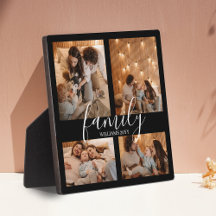 Moderne familie Keepsake fotocollage