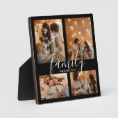 Moderne familie Keepsake fotocollage Fotoplaat (Voorkant)