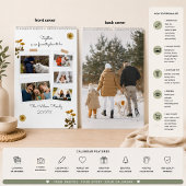 Moderne Familie Minimaal Aangepaste Foto Kalender