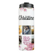 Moderne familie moeder om fotocollage te zijn thermosbeker (Voorkant)