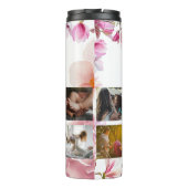 Moderne familie moeder om fotocollage te zijn thermosbeker (Achterkant)