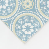 Moderne familie Monogram Fleece Deken (Hoek)