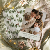 Moderne familie vakantie aangepaste Kaart