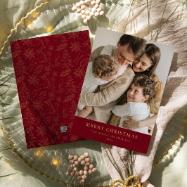 Moderne familie vakantie aangepaste Kaart