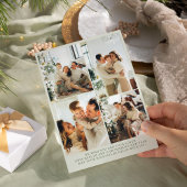 Moderne familie vakantie aangepaste Kaart