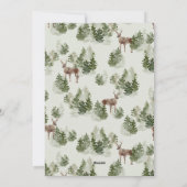 Moderne familie vakantie aangepaste Kaart (Achterkant)