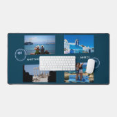 Moderne familie vakantie fotocollage bureaumat (Keyboard & Muis)