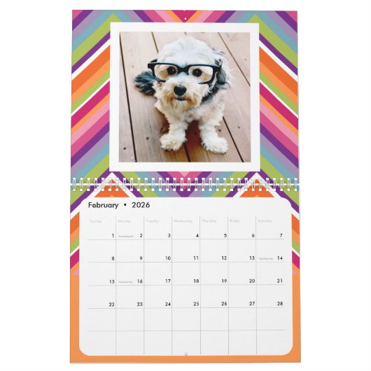 Moderne familiefoiliteit foto collage 17 - Rendy p Kalender (Feb 2026)